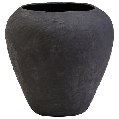 Cotton Mache Large Black Planter | Sanai
