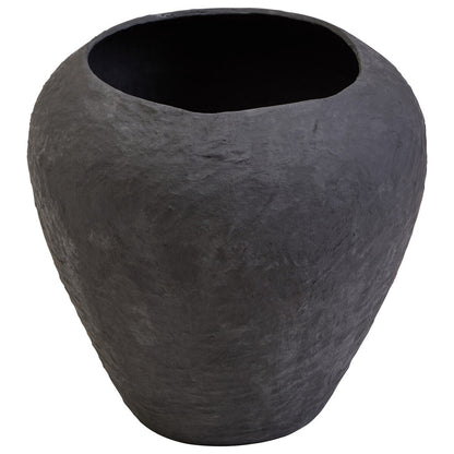 Cotton Mache Large Black Planter | Sanai