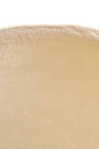 Cotton Mache Large Beige Planter | Sanai