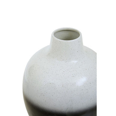 Large Black and White Ombre Vase | Ramus