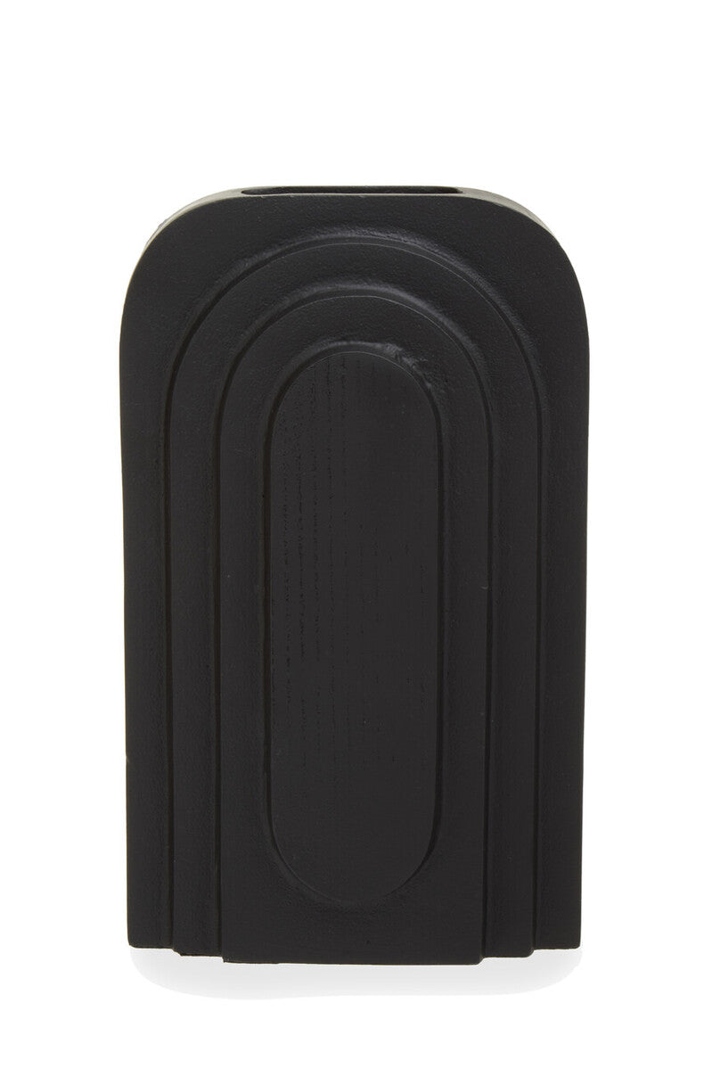 Tall Matt Black Finish Vase | Hapax