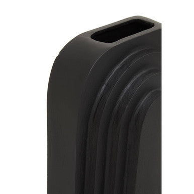 Tall Matt Black Finish Vase | Hapax