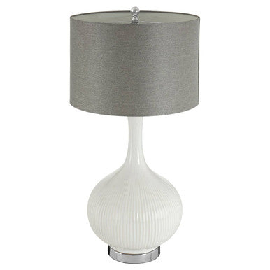 Pandora Grey Table Lamp