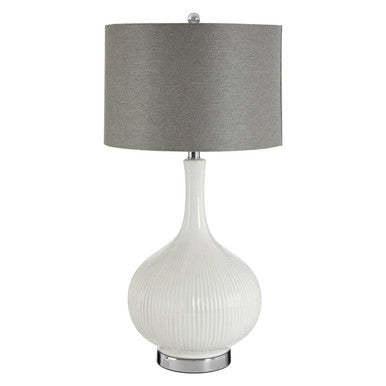 Pandora Grey Table Lamp