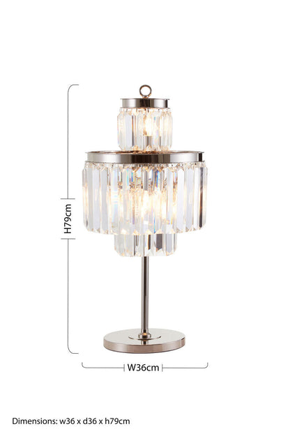 8 Bulbs Table Lamp | Kensington Townhouse