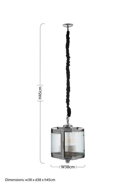 Small Glass Pendant Light | Calina