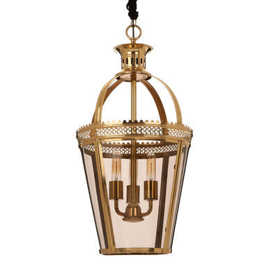 Caly Tinted Glass Glod Pendant Light