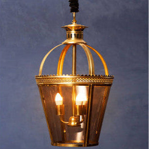 Caly Tinted Glass Glod Pendant Light