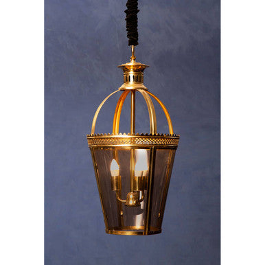 Caly Tinted Glass Glod Pendant Light