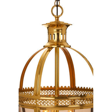 Caly Tinted Glass Glod Pendant Light
