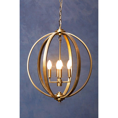Antique Brass Pendant Light | Censer