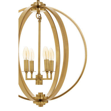 Antique Brass Pendant Light | Censer