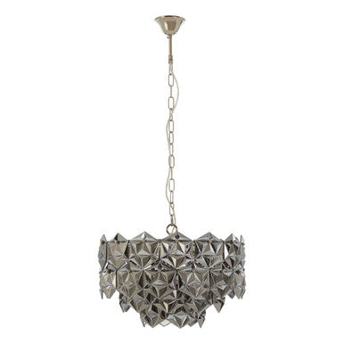 Smoked Grey Glass Chandelier | Rydello