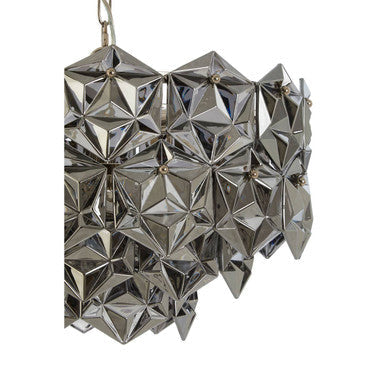 Smoked Grey Glass Chandelier | Rydello