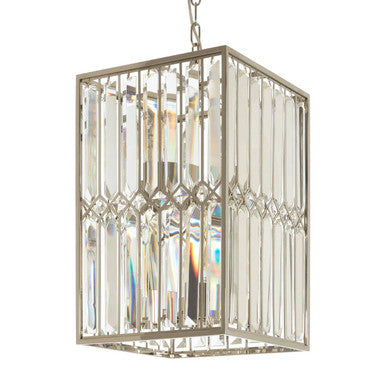 Marentina Cylindrical Silver Chandelier