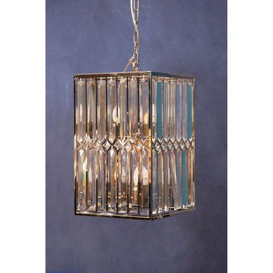 Marentina Cylindrical Silver Chandelier