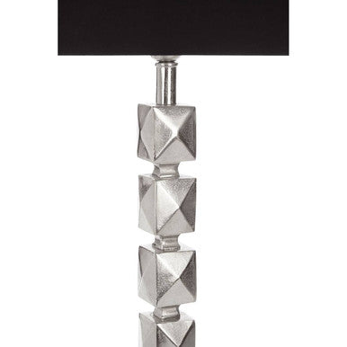 Macey Faceted Black Table Lamp