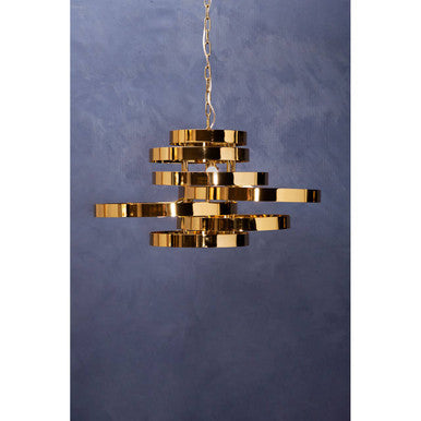 Alana Gold Finish 5 Bulb Pendant Light