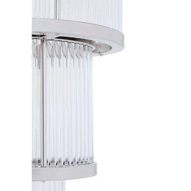 3 Tier Nickel Finish Chandelier | Salasco