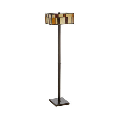 Waldorf  Square Deco Floor Gold Lamp