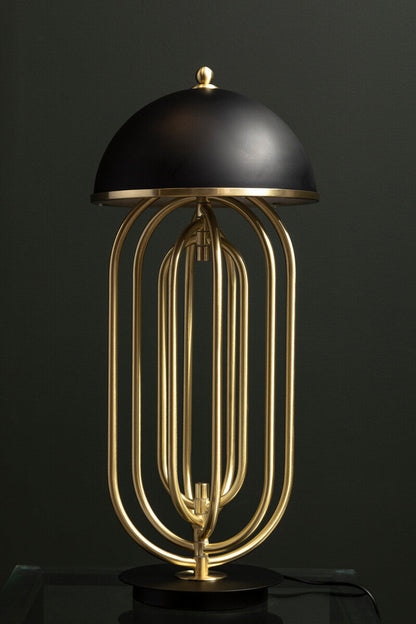 Table Lamp with Black Shade | Metropolis