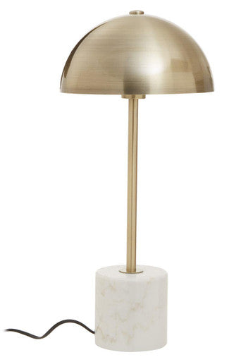 Table Lamp with White Marble Base | Murdoch
