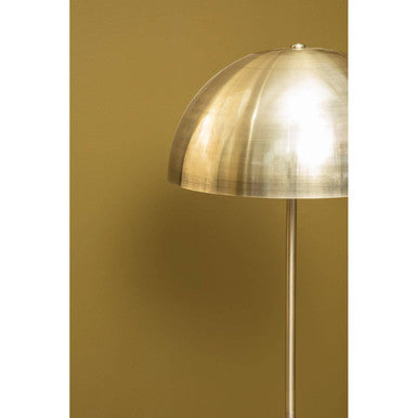 Floor Lamp in Brushed Brass and Marble Base | Murdoch