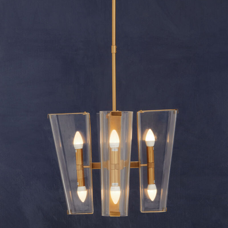 Antique Brass Finish Pendant Light | Celeste