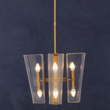 Antique Brass Finish Pendant Light | Celeste
