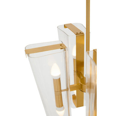 Antique Brass Finish Pendant Light | Celeste