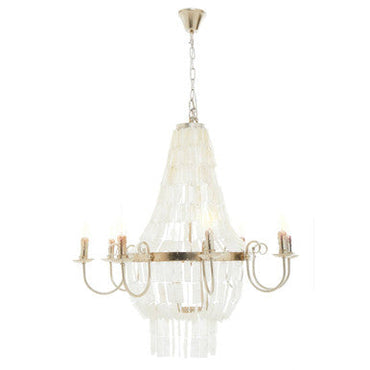 8 Bulb Seashell Chandelier | Elena