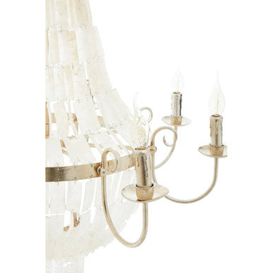 8 Bulb Seashell Chandelier | Elena