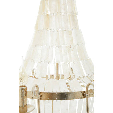 8 Bulb Seashell Chandelier | Elena
