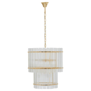 Six Bulb Glass Pendant Light | Ritz