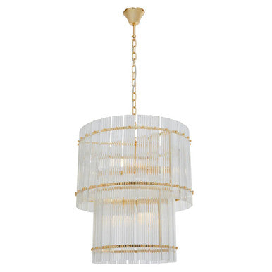 Six Bulb Glass Pendant Light | Ritz