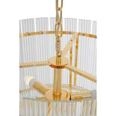 Six Bulb Glass Pendant Light | Ritz