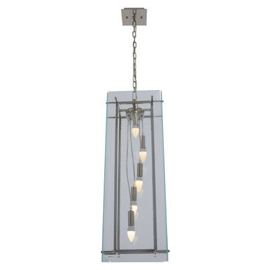 Claridge Five Bulb Glass Pendant Light