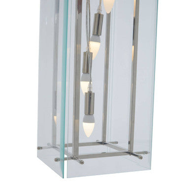 Claridge Five Bulb Glass Pendant Light