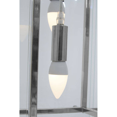 Claridge Five Bulb Glass Pendant Light