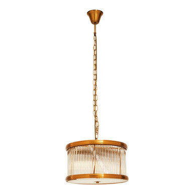 5 Bulb Small Bronze Pendant Light | Kensington Townhouse