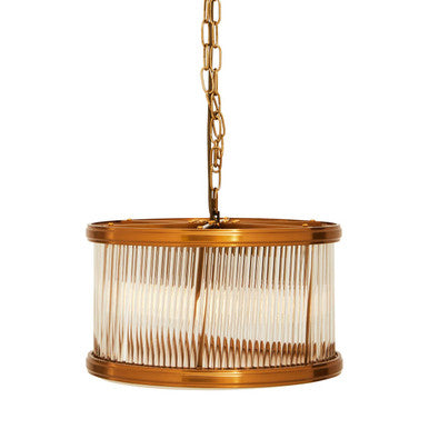 5 Bulb Small Bronze Pendant Light | Kensington Townhouse