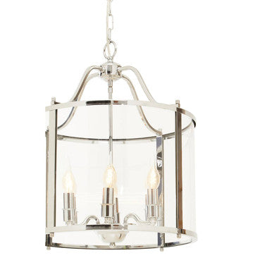 6 Bulb Chrome Pendant Light | Hampstead