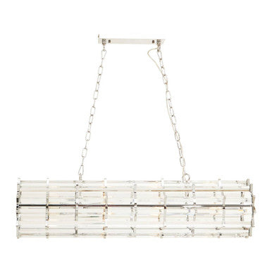 Chrome Eight Bulb Pendant Light | Karli