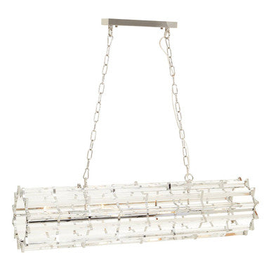 Chrome Eight Bulb Pendant Light | Karli