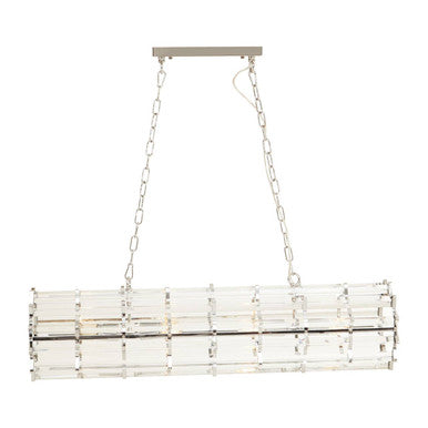 Chrome Eight Bulb Pendant Light | Karli