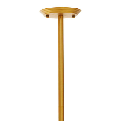 Brass Finish Metal Pendant Light | Spike
