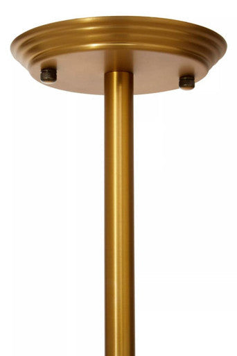 Brass and Black 16 Bulb Statement Pendant Light | Orko