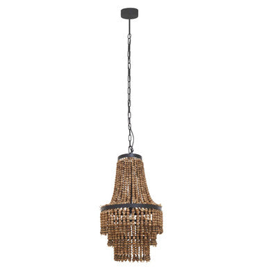 Wooden Beads Large Chandelier | Lapiz