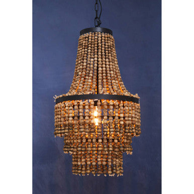 Wooden Beads Large Chandelier | Lapiz