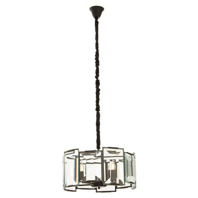 Black 6 Light Chandelier | Babylon